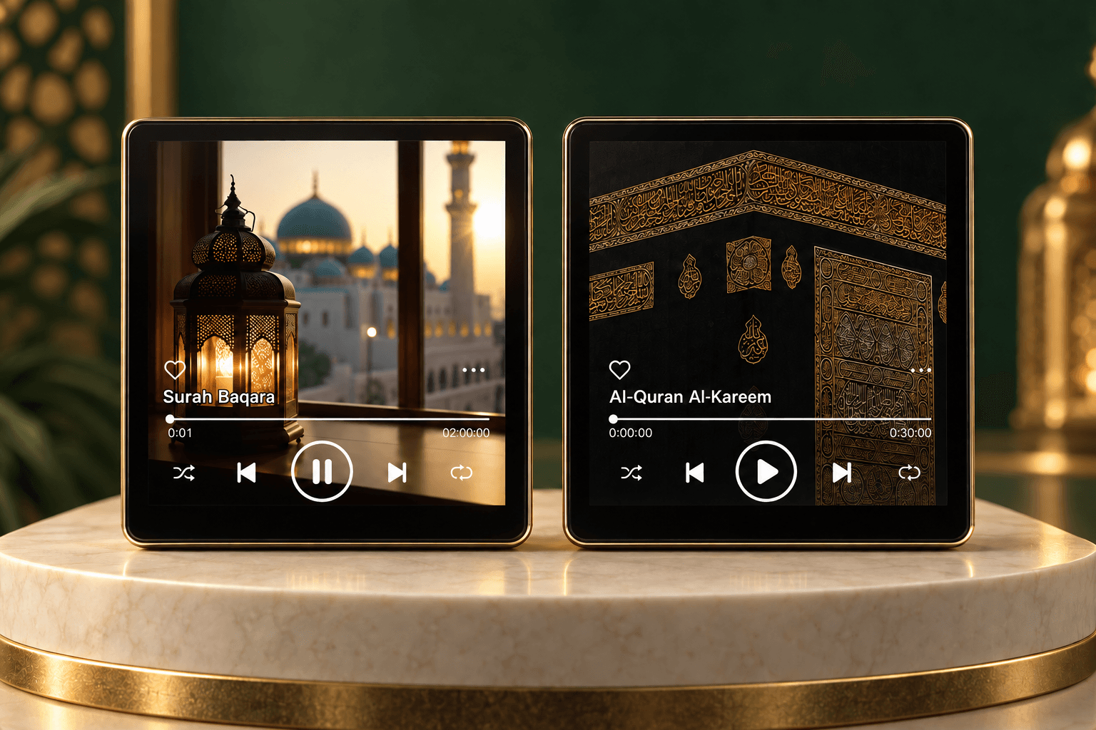 Les éditions Al-Baqarah et Coran complet Nureyah réunies